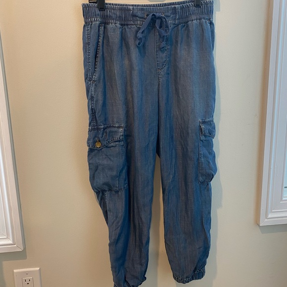 Cloth & stone chambray joggers in EUC - Picture 2 of 2